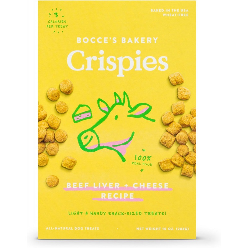Bocce’s Bakery Beef Liver & Cheese Crispies Dog Treats