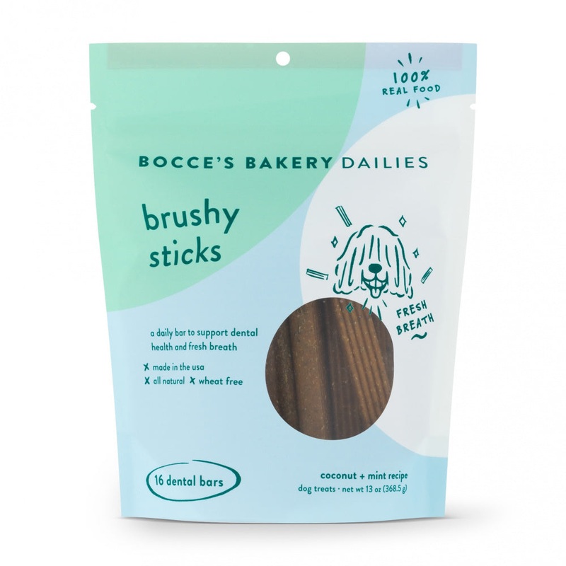 Bocce’s Bakery Brushy Sticks Dental Bars Dog Treats