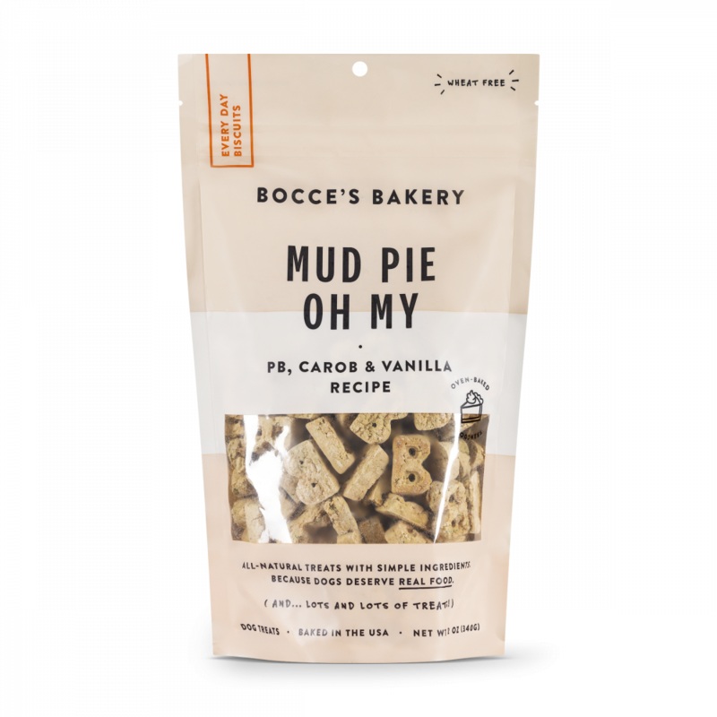 Bocce’s Bakery Every Day Mud Pie Oh My Biscuit Dog Treats