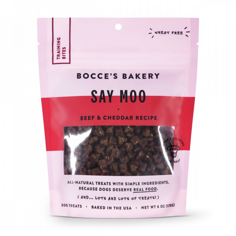 Bocce’s Bakery Every Day Say Moooo Training Bites Dog Treats