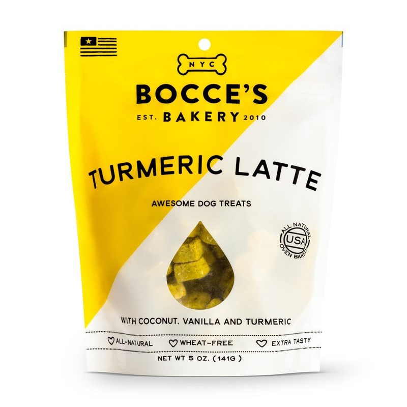 Bocce’s Bakery Turmeric Latte Recipe Biscuit Dog Treats
