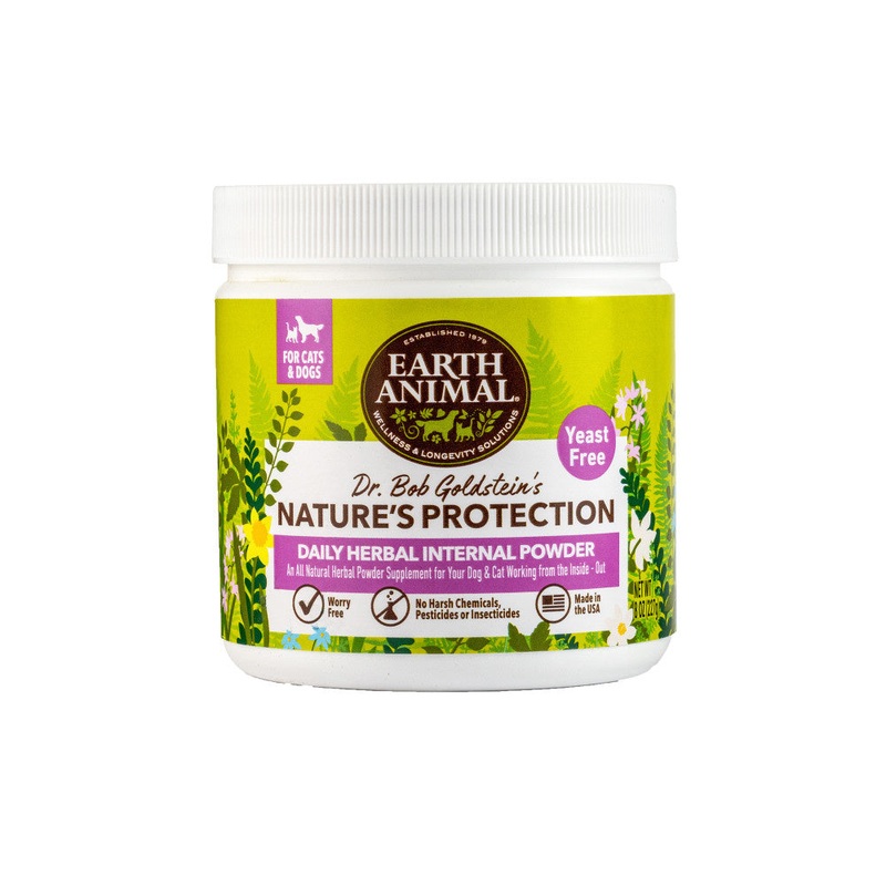 Earth Animal Nature’s Protection Flea & Tick Prevention Daily Internal Herbal Powder