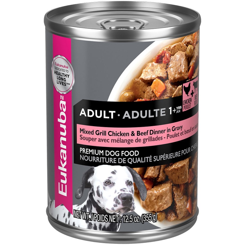 Eukanuba Adult Mixed Grill Chicken & Beef Dinner in Gravy Canned Dog Food