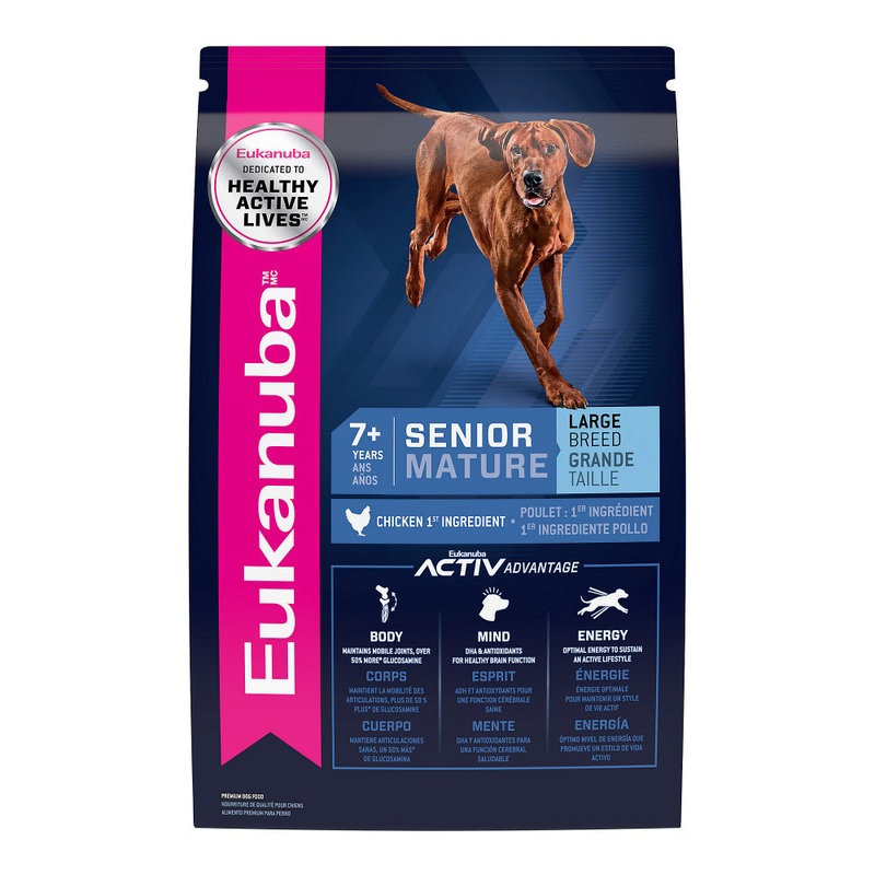 Eukanuba Senior Large Breed Dry Dog Food, 30-lb bag