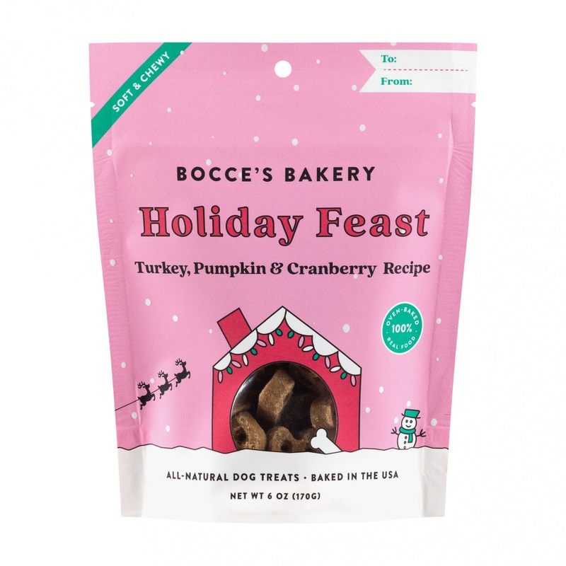 Bocce’s Bakery Holiday Feast Soft & Chewy Dog Treats