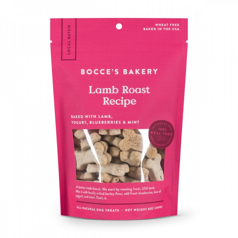 Bocce’s Bakery Lamb Roast All Natural Dog Biscuits