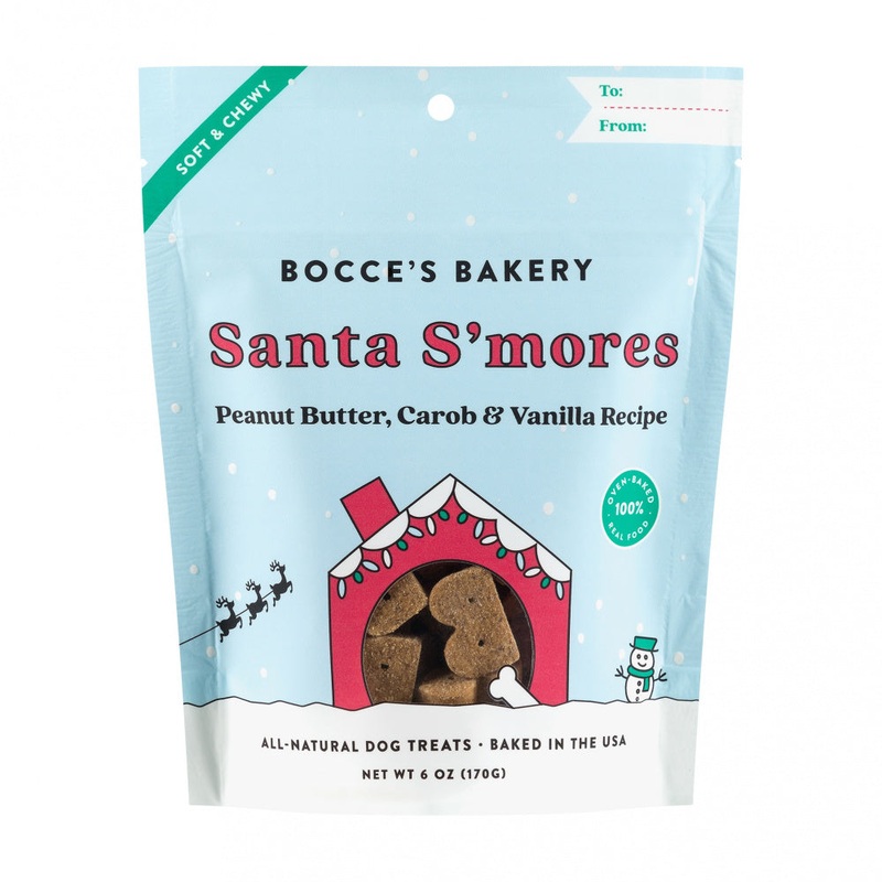 Bocce’s Bakery Santa S’mores Soft & Chewy Dog Treats