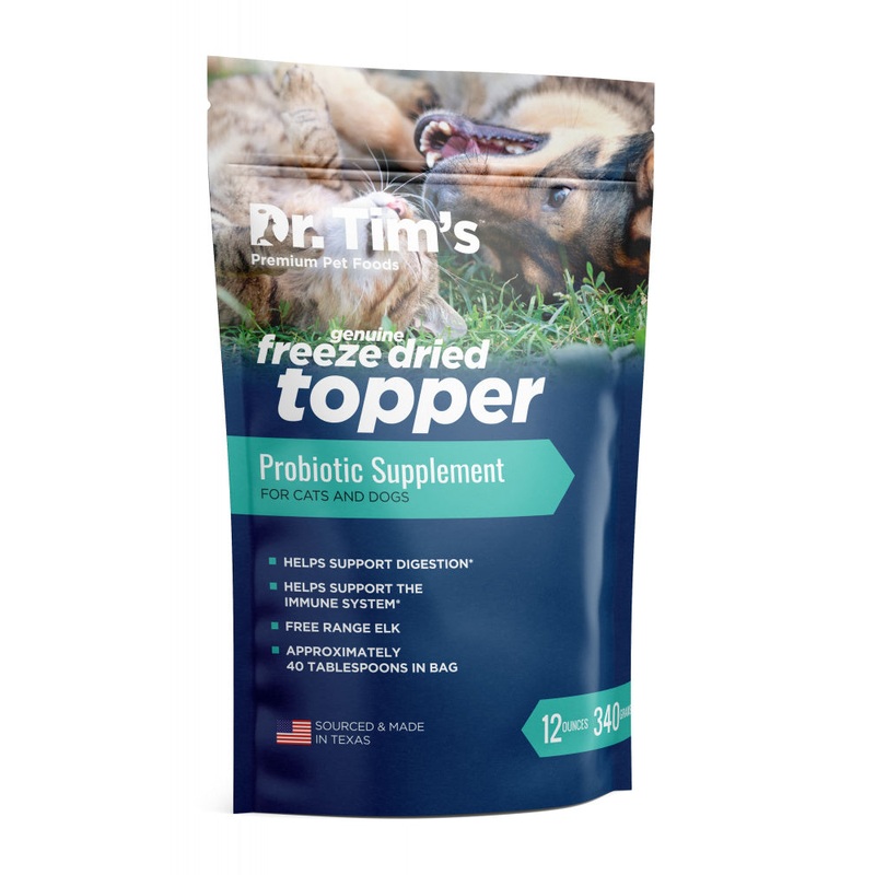 Dr. Tim’s Freeze Dried Elk Probiotic Pet Supplement