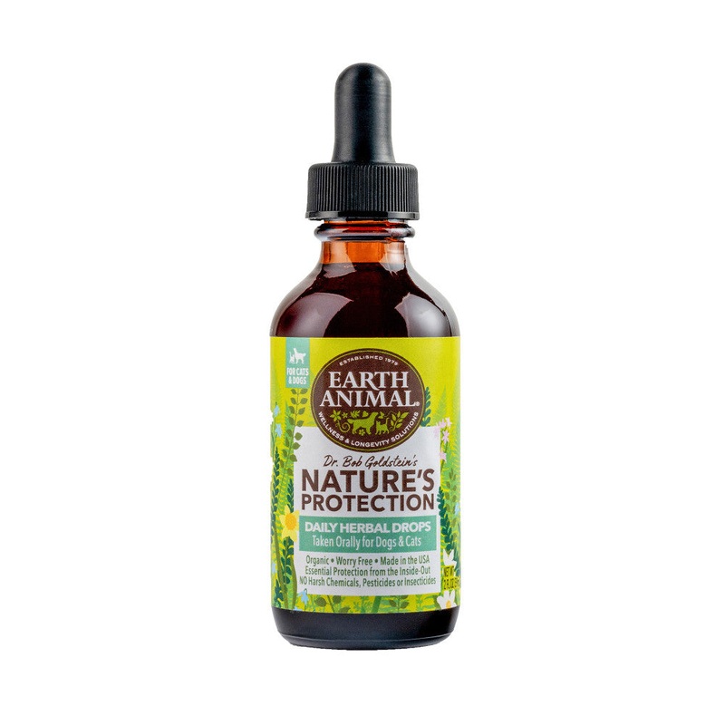 Earth Animal Nature’s Protection Flea & Tick Prevention Daily Internal Herbal Drops