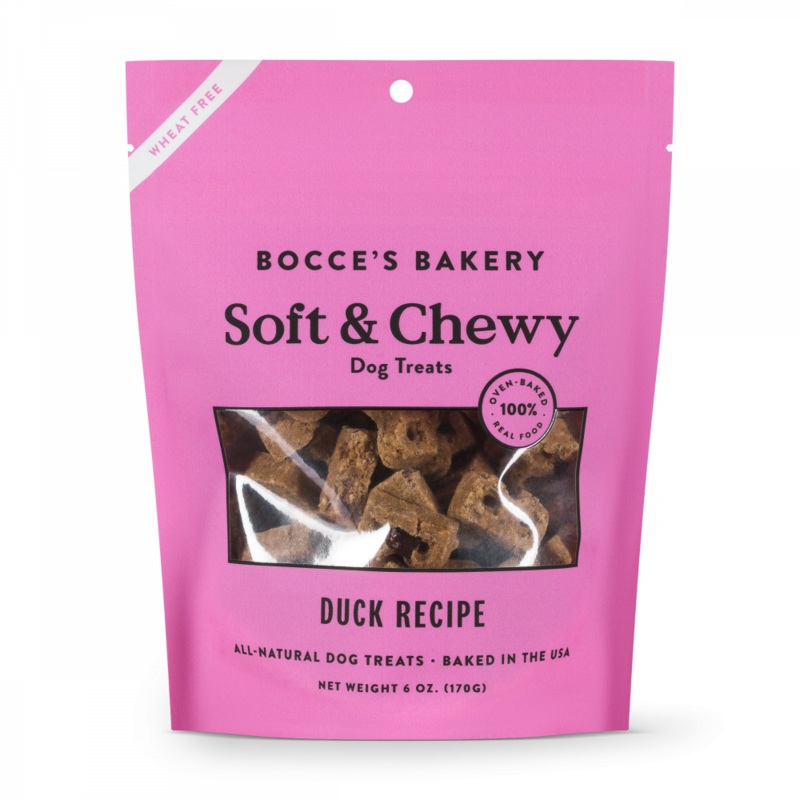 Bocce’s Bakery Soft & Chewy Duck Recipe Dog Treats