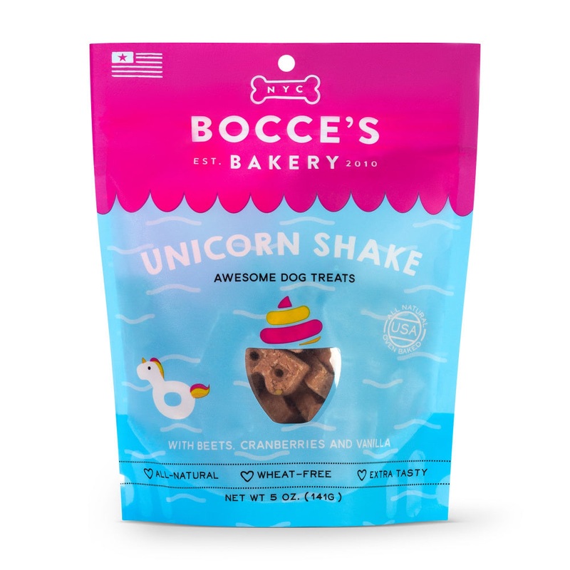 Bocce’s Bakery Unicorn Shake Recipe Biscuit Dog Treats