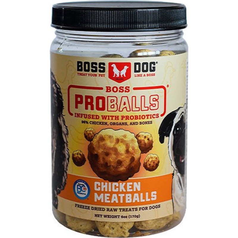 Boss Dog Proballs Chicken Meatball Freeze Dried Dog Treats