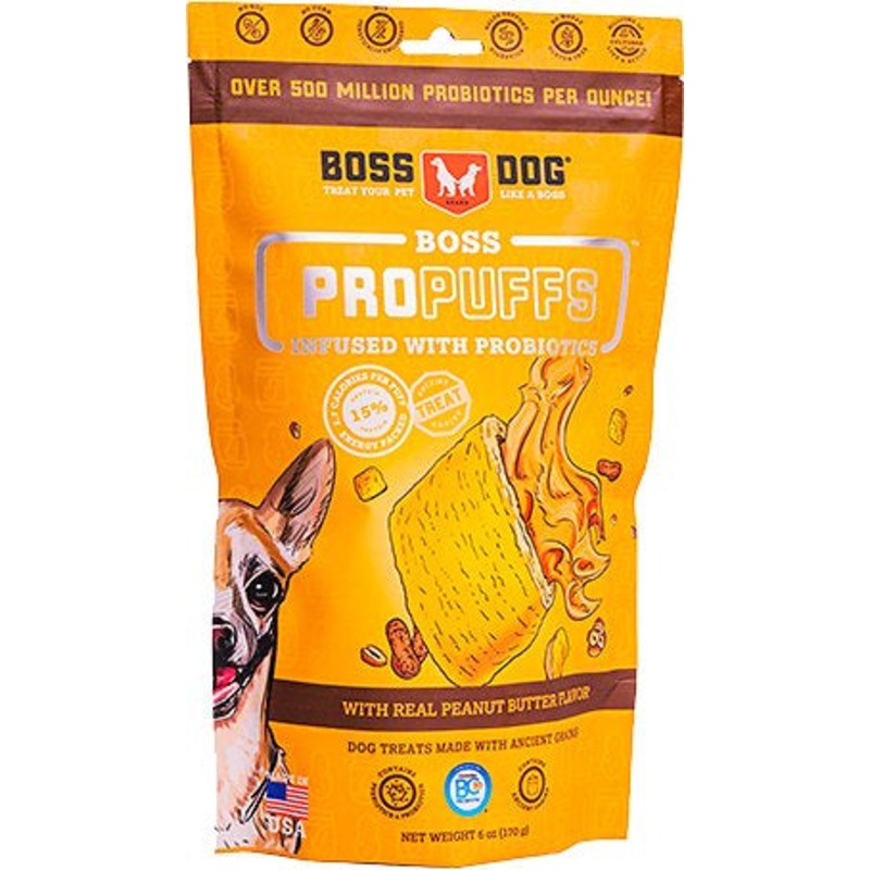 Boss Dog ProPuffs Peanut Butter Flavor Dog Treats