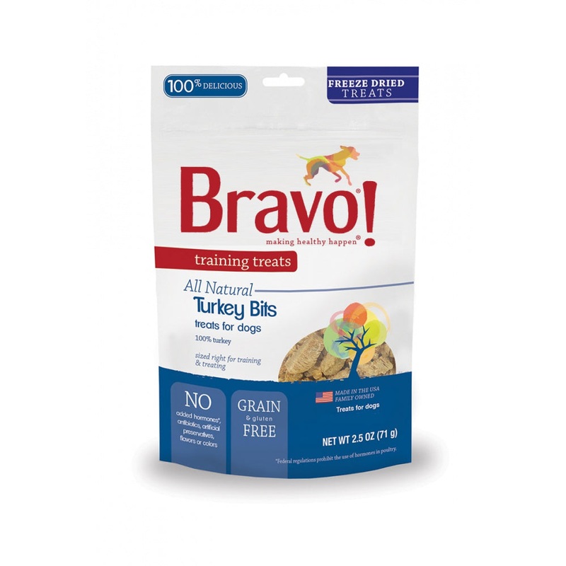 Bravo! Grain Free Turkey Freeze-Dried Training Size Dog Treats