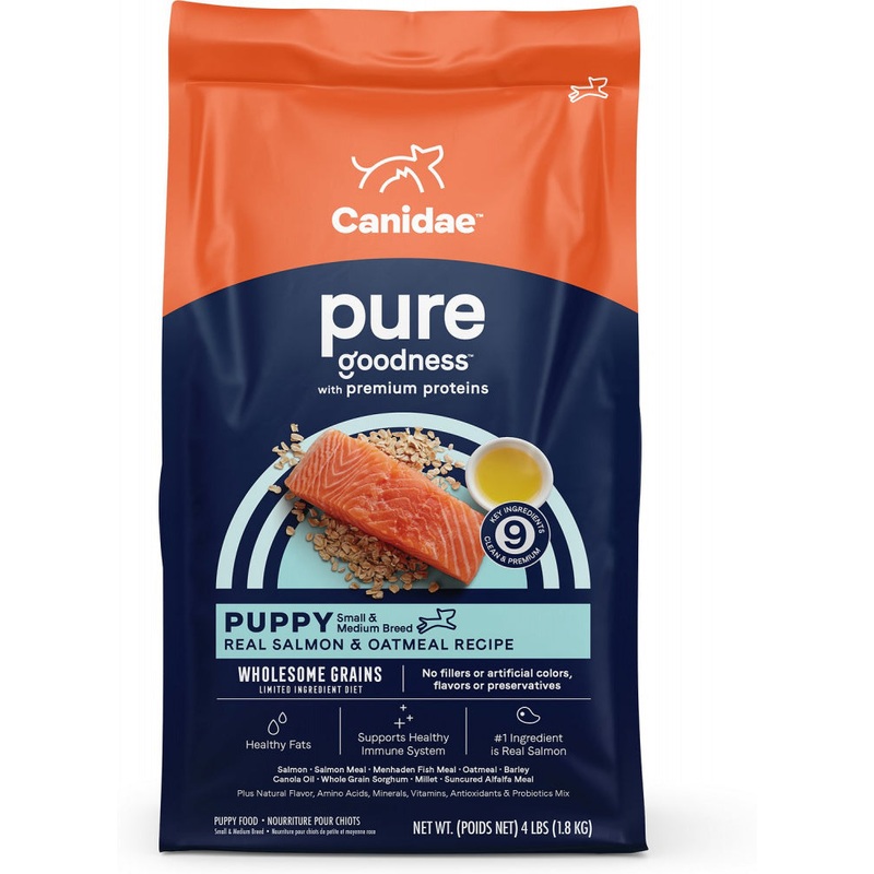 Canidae Pure Goodness PUPPY Real Salmon & Oatmeal Recipe Dry Dog Food