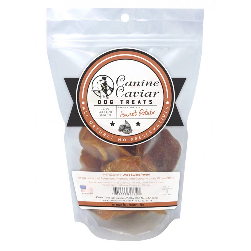 Canine Caviar Dried Sweet Potatoes Dog Treats
