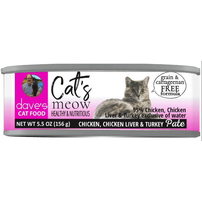 Dave’s 95% Beef and Beef Liver Pate Formula Canned Cat Food