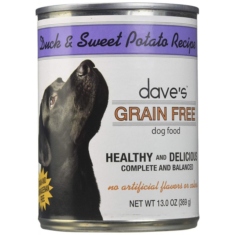 Dave’s Grain Free Duck & Sweet Potato Canned Dog Food