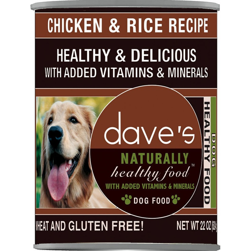 Dave’s Naturally Healthy Chicken & Rice Canned Dog Food