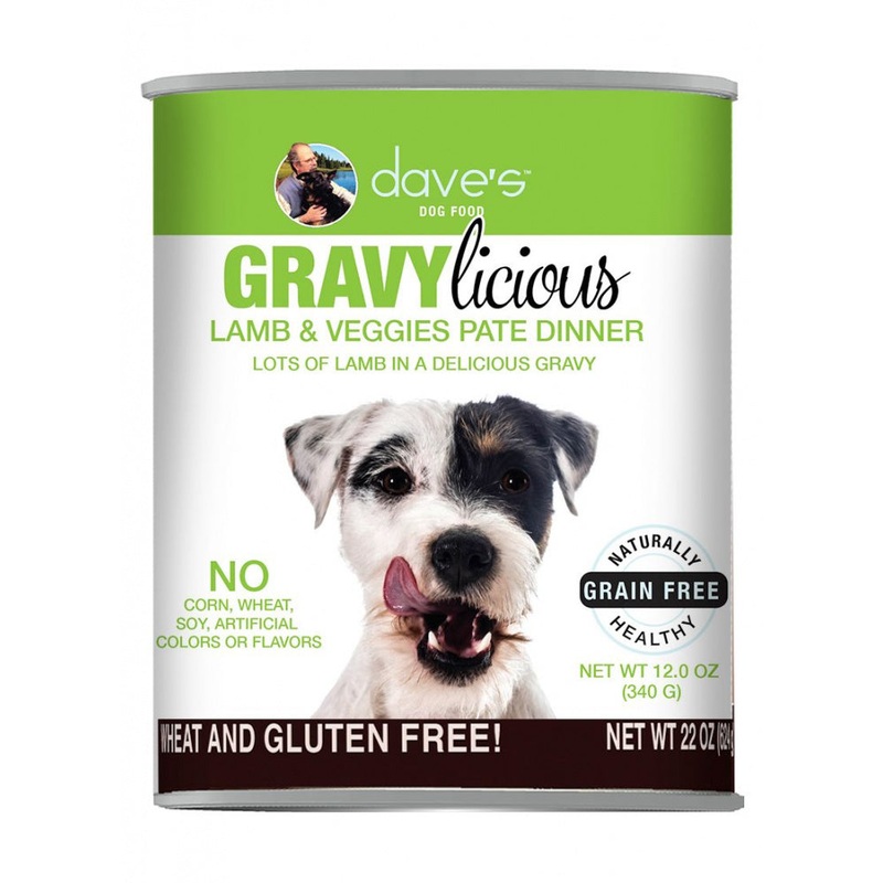 Dave’s Pet Food Gravylicious Lamb and Veggies Pate Dinner