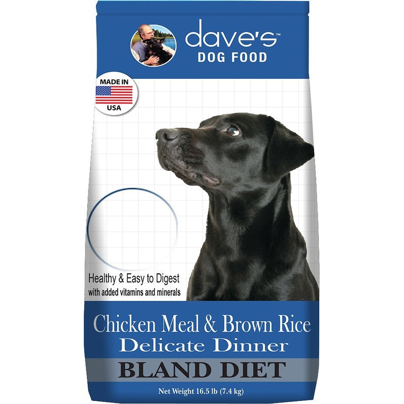 Dave’s Restricted Diet Bland Chicken Meal & Brown Rice Delicate Dinner Dry Dog Food