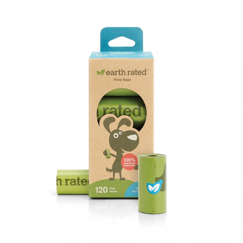 Earth Rated Refill Rolls Unscented Waste Bags – 120 Count
