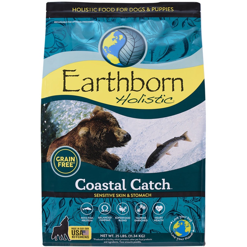 Earthborn Holistic Coastal Catch Herring Meal & Vegetables Grain Free Dry Dog Food