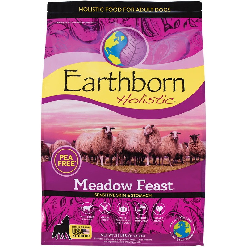 Earthborn Holistic Meadow Feast Lamb Meal & Vegetables Grain Free Dry Dog Food