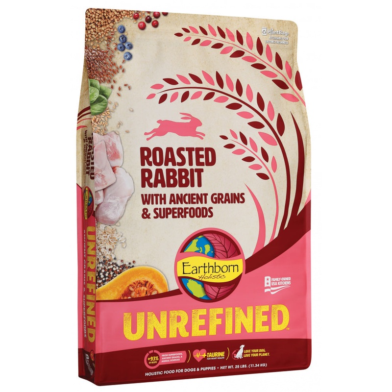 Earthborn Holistic Unrefined Roasted Rabbit with Ancient Grains & Superfoods Dry Dog Food
