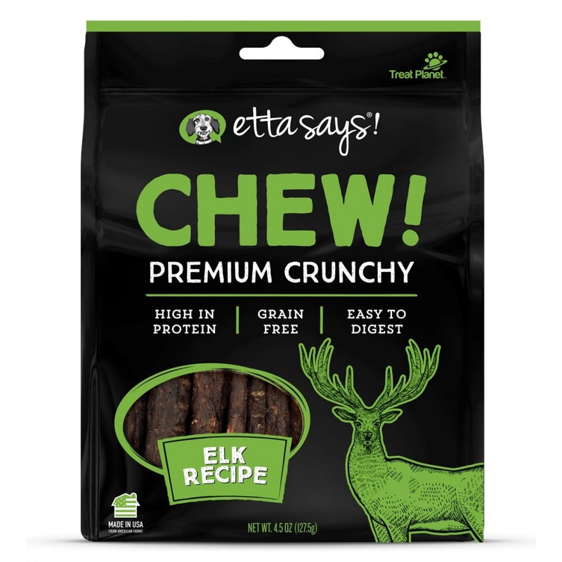 Etta Says Chew! Premium Crunchy Elk Chew Dog Treats