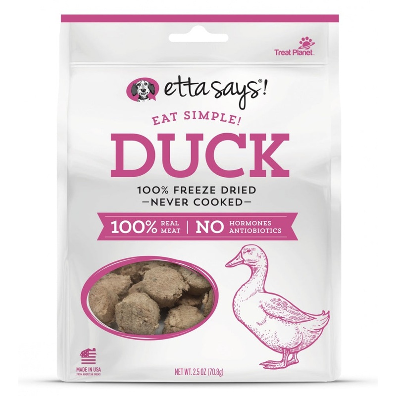 Etta Says Eat Simple! 100% Freeze Dried Duck Dog Treats