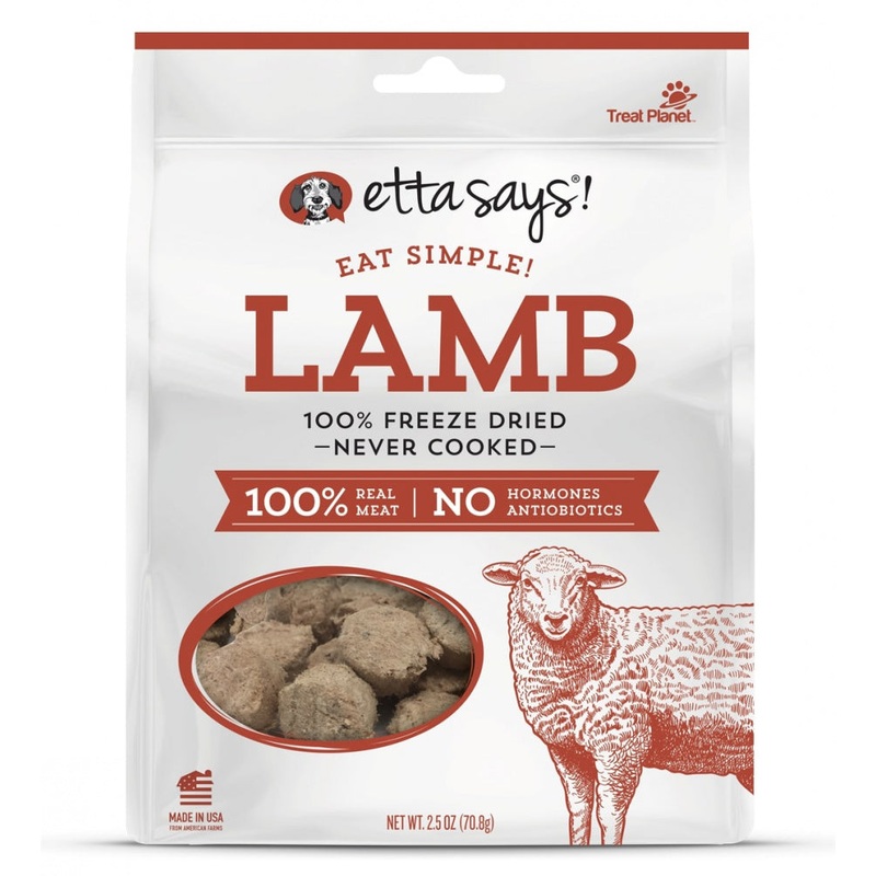 Etta Says Eat Simple! 100% Freeze Dried Lamb Dog Treats
