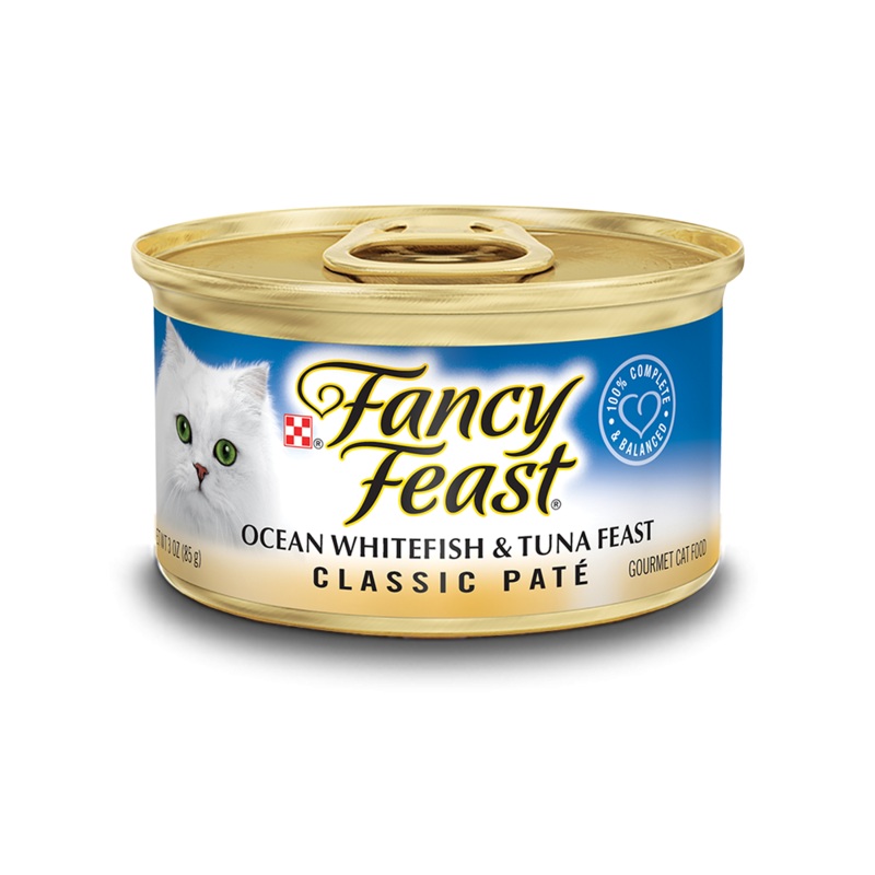 Fancy Feast Classic Ocean Whitefish and Tuna Canned Cat Food