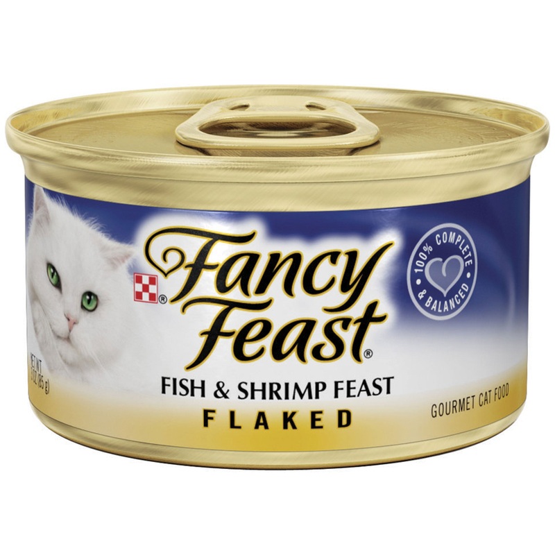 Fancy Feast Flaked Fish and Shrimp Canned Cat Food