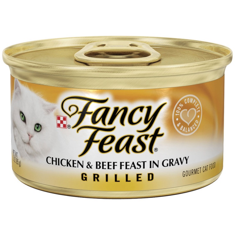 Fancy Feast Grilled Chicken and Beef Canned Cat Food