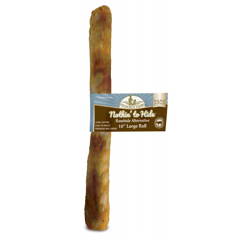 Fieldcrest Farms Nothin’ to Hide Large Roll Beef Dog Chews