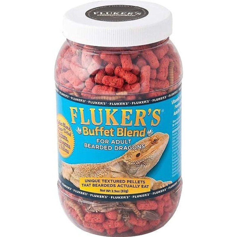 Fluker’s Adult Bearded Dragon Buffet Blend Food