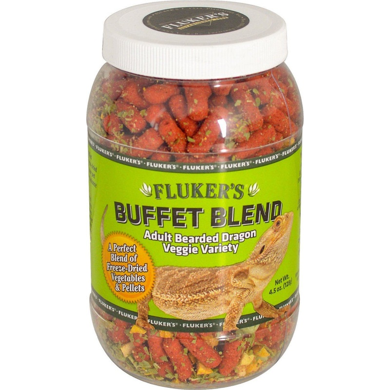 Fluker’s Adult Bearded Dragon Veggie Variety Food