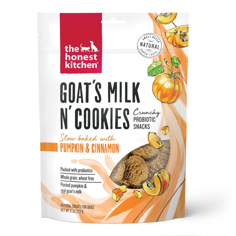 The Honest Kitchen Goat’s Milk N’ Cookies Slow-Baked with Pumpkin Dog Treats