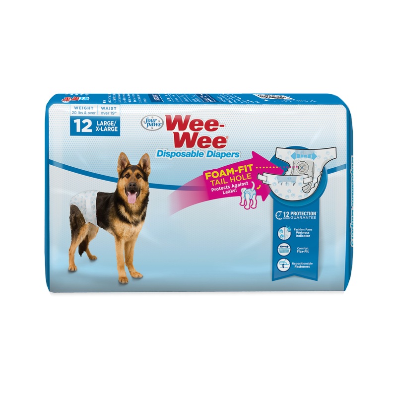 Wee-Wee Disposable Male & Female Dog Diapers