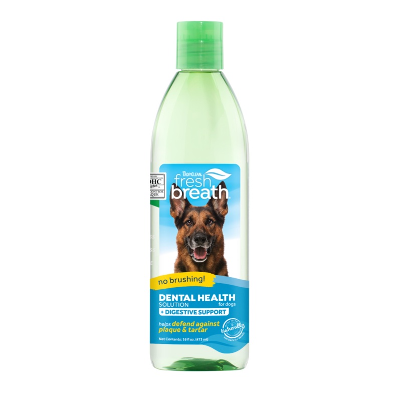 Tropiclean Fresh Breath Water Additive Plus Digestive Support for Dogs