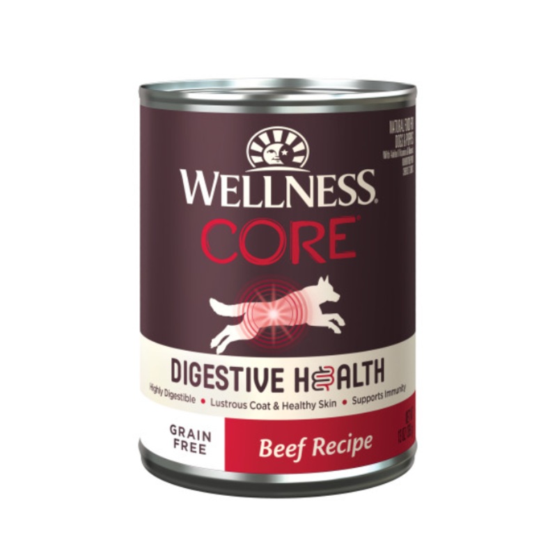 Wellness Core Digestive Health Grain Free Beef Recipe Canned Dog Food