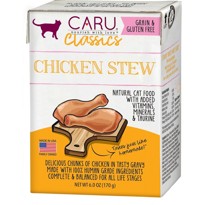 Caru Classic Grain Free Chicken Stew Recipe Wet Cat Food