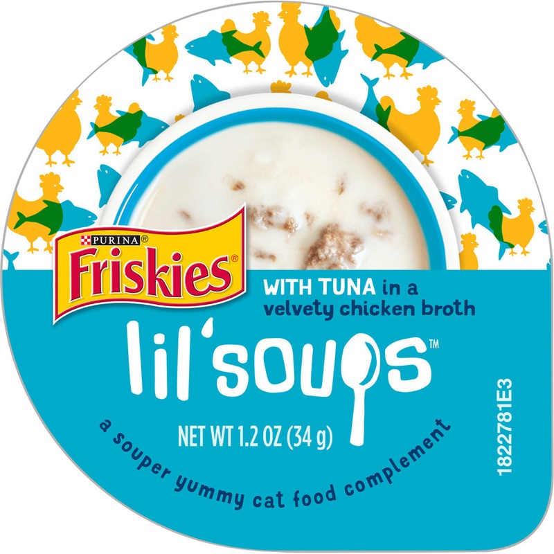 Friskies Natural Grain-Free Lil’ Soups With Tuna In Chicken Broth Cat Food Compliment