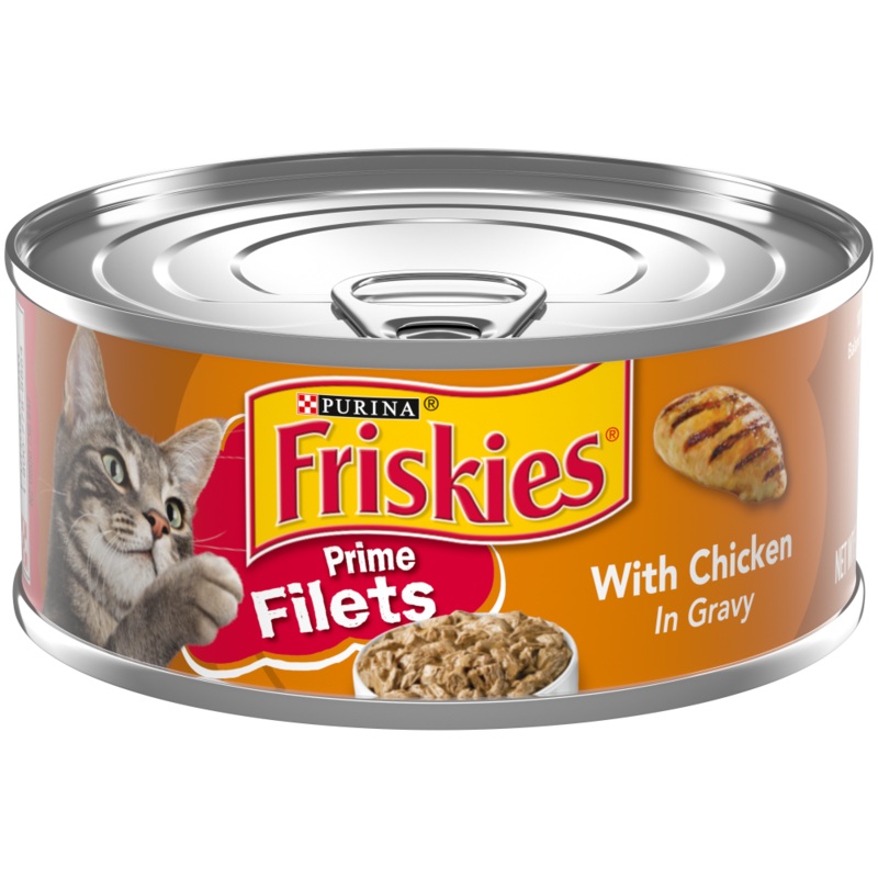 Friskies Prime Filets With Chicken In Gravy Canned Cat Food