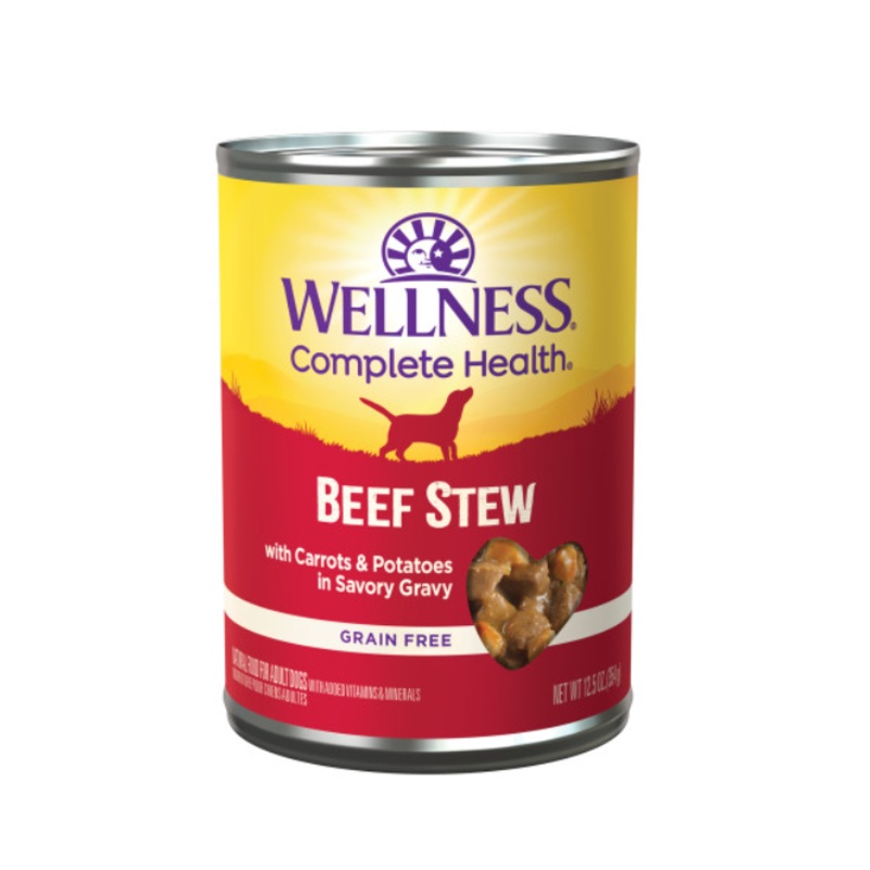 Wellness Grain Free Natural Beef Stew with Carrots & Potato Wet Canned Dog Food