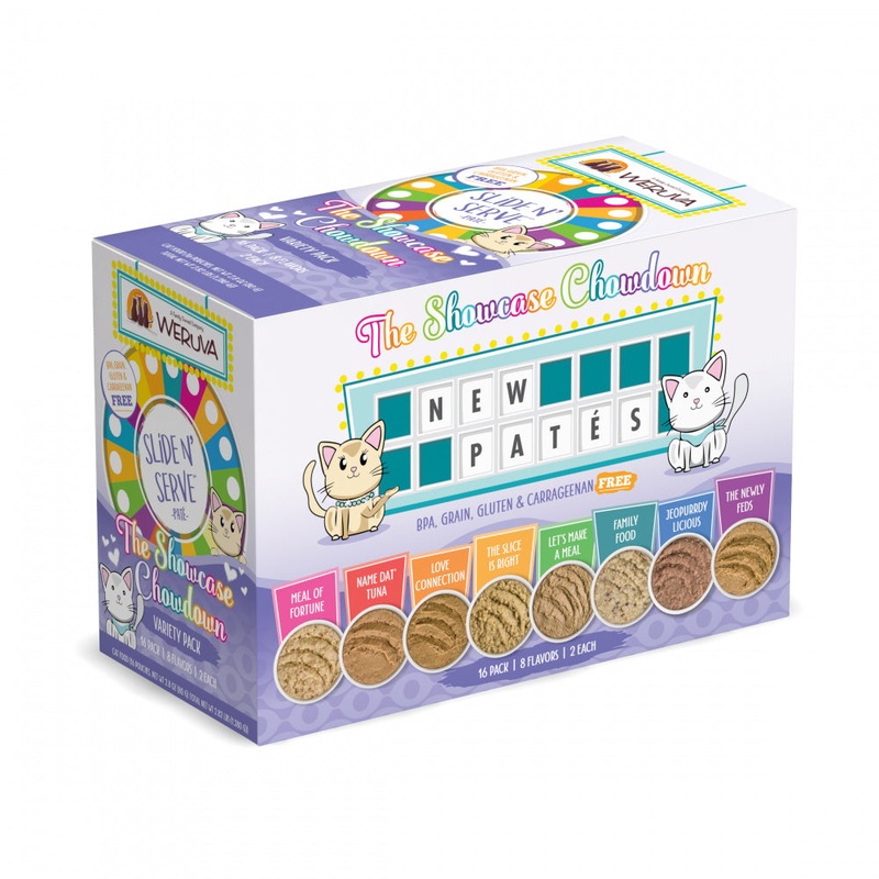 Weruva Slide N’ Serve The Showcase Chowdown Wet Cat Food Variety Pack