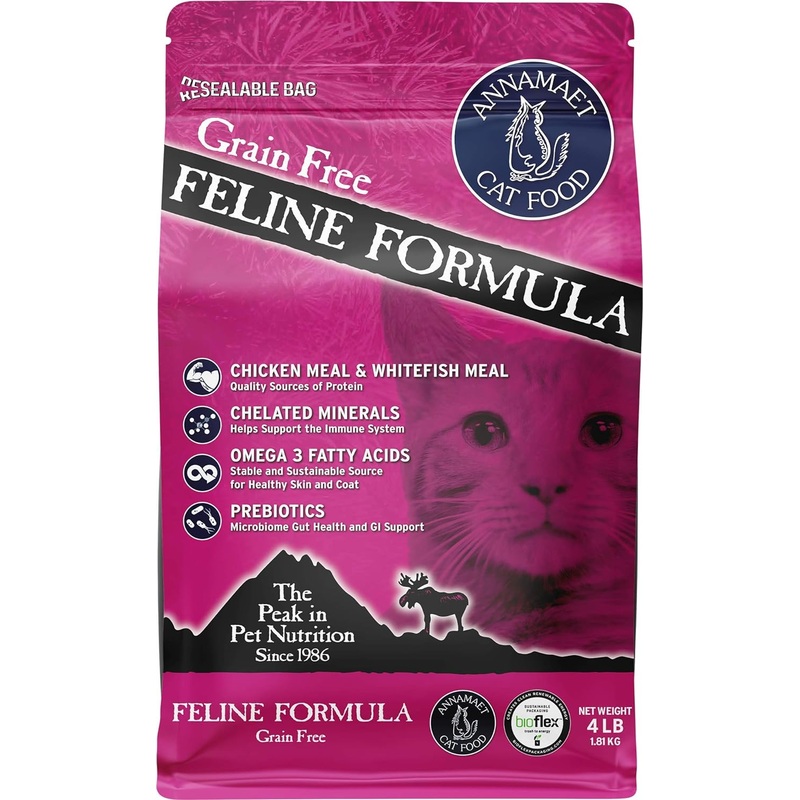 Annamaet Grain-Free Chicken & Fish Formula Dry Cat Food