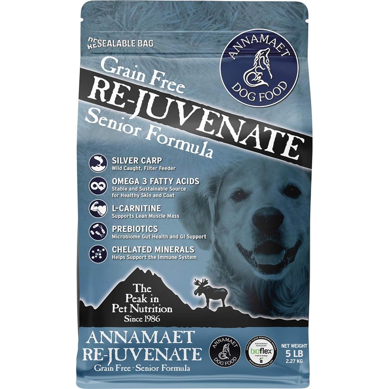 Annamaet Grain-Free Re-juvenate Senior Formula Dry Dog Food