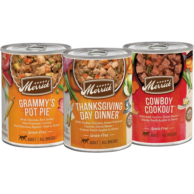 Merrick Grain-Free Favorites Wet Dog Food Variety Pack